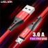 USLION 3A Micro USB 数据线快速充电 USB 数据线适用于三星 S6 小米红米 Note 4 Android Microusb 数据线手机