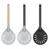 Pizza Turning small Pizza Peel Paddle Short round Pizza Tool 防滑木柄 7 8 9 inch Perforated Pizza Shovel Aluminium