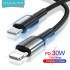 KUULAA 30W PD USB C 电缆，适用于 iPhone 13 Pro Max 快速充电 USB C 电缆，适用于 iPhone 12 mini pro max 数据 USB C 型电缆|，|